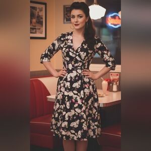 NWT Lindy Bop swing dress S Vintage Retro